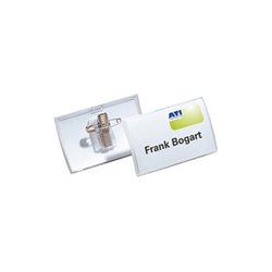 DURABLE Namenschild Click Fold 821119 75x40mm tr 25 St./Pack