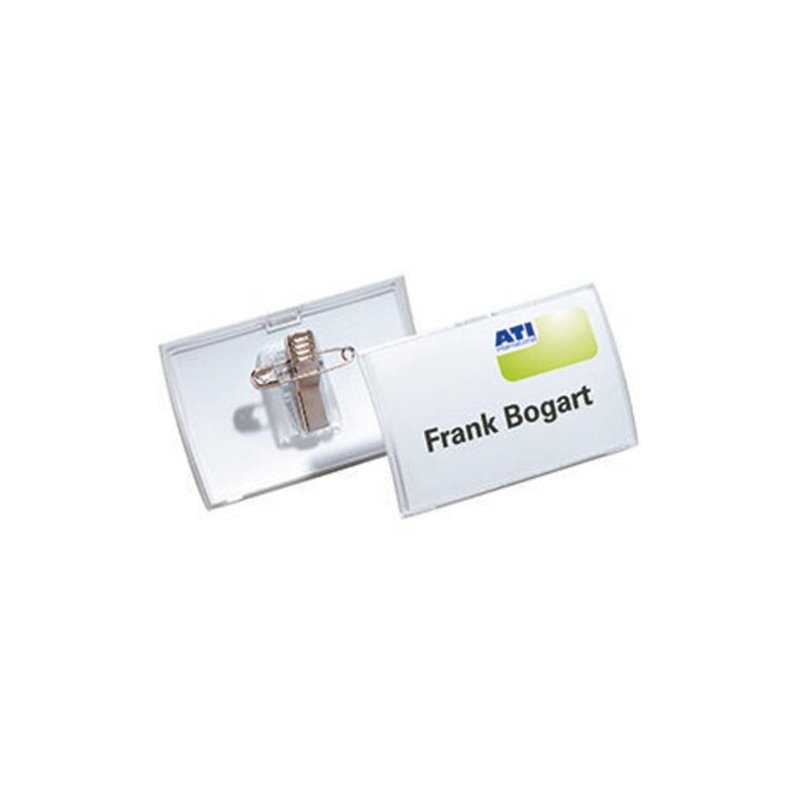 DURABLE Namenschild Click Fold 821119 75x40mm tr 25 St./Pack