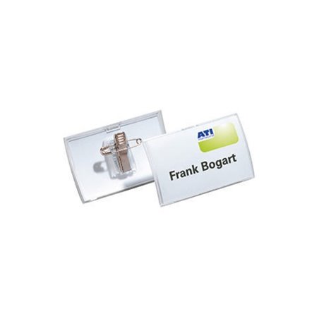 DURABLE Namenschild Click Fold 821119 75x40mm tr 25 St./Pack