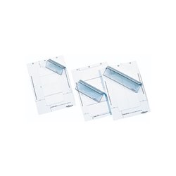 DURABLE Einsteckschild BADGEMAKER 145502 90x54mm weiß 200 St./Pack.