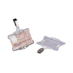 DURABLE Namenschild 811819 85x54mm transparent 25 St./Pack