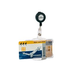 DURABLE Namensschild 821919 85x54mm Kunststoff tr 10 St./Pack.