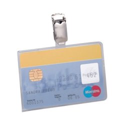 DURABLE Namensschild 811319 90x54mm PVC tr 25 St./Pack.