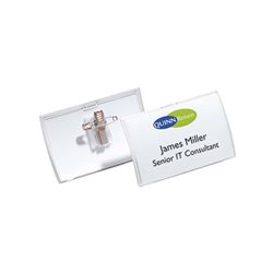 DURABLE Namenschild Click Fold 821419 90x54mm tr 25 St./Pack