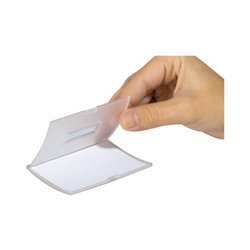 DURABLE Namenschild Click Fold 821419 90x54mm tr 25 St./Pack