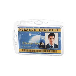 DURABLE Namensschild 890519 85x54mm Kunststoff tr 10 St./Pack.