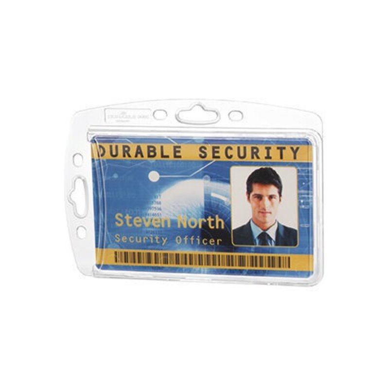 DURABLE Namensschild 890519 85x54mm Kunststoff tr 10 St./Pack.