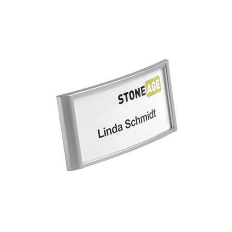 DURABLE Namensschild CLASSIC 854223 34x75mm Magnet si 10 St./Pack.