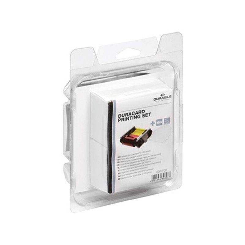 DURABLE Namensschildset DURACARD Printing Set 891300 farbig sortiert