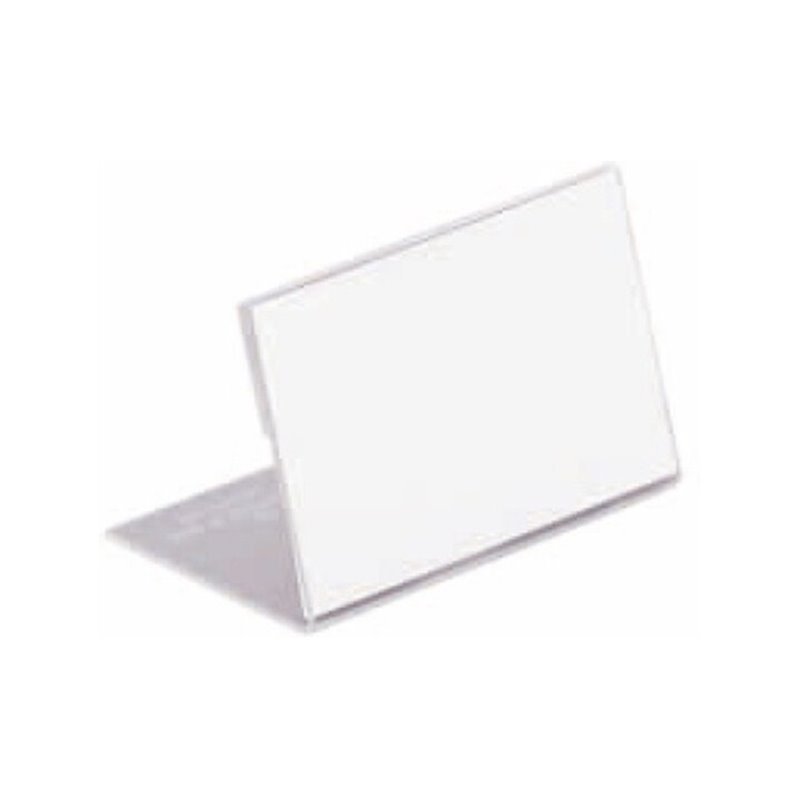 DURABLE Tischnamensschild 805419 150x61mm Acryl tr 10 St./Pack.