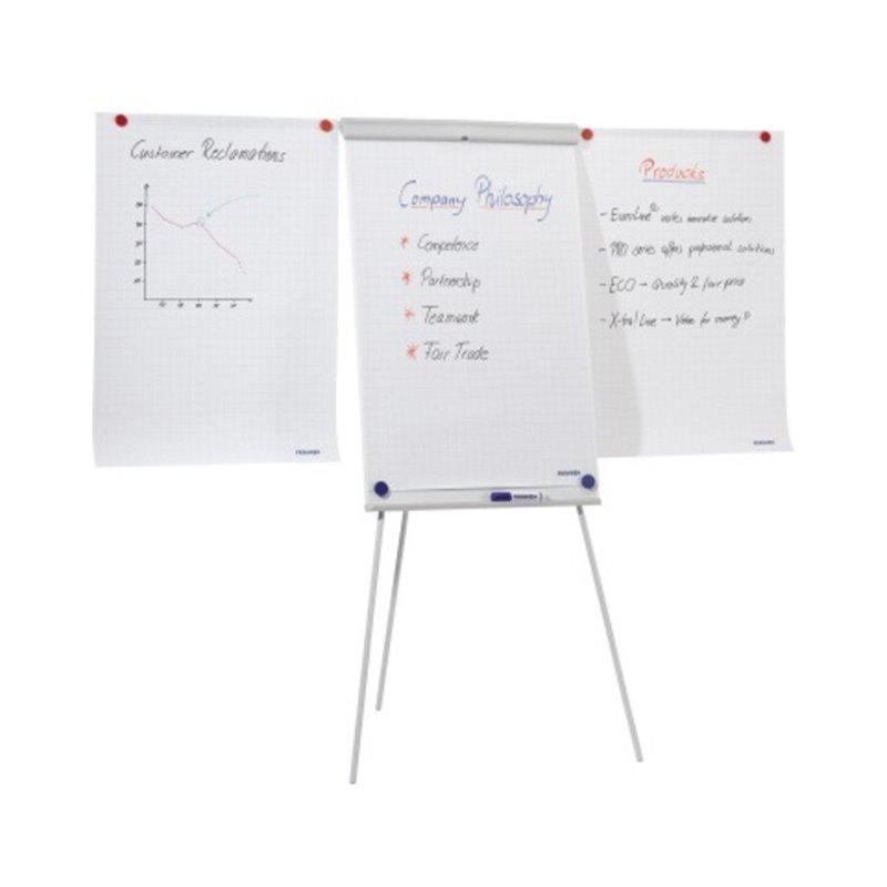 Franken Flipchart Standard X-tra Line Plus EL-FC22 105x68cm grau