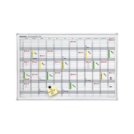 Franken Jahresplaner JetKalender JK703 90x60cm 12Monate weiß
