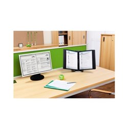 DURABLE Sichttafelständer SHERPA style table 585501 schwarz