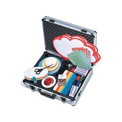 Franken Moderationskoffer UMMK 43x12x32cm Aluminium silber