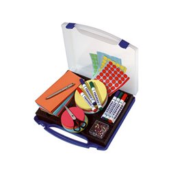 Franken Moderationskoffer Mini UMK 34,5x6x31cm 1.100Teile bl/tr