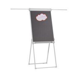 Franken Moderationstafel Deluxe FC8312 188x67cm Filz grau