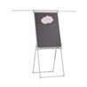 Franken Moderationstafel Deluxe FC8312 188x67cm Filz grau