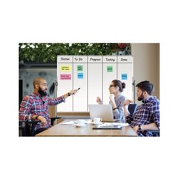 Legamaster Flipchartnotizen Magic 7-159499 10x20cm sort 500 St./Pack.