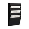 Paperflow Wand-Sortiertafel H 6F A4H1X6.01 DIN A4 schwarz