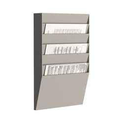 Paperflow Wand-Sortiertafel H 6F A4H1X6.02 DIN A4 grau