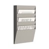 Paperflow Wand-Sortiertafel H 6F A4H1X6.02 DIN A4 grau