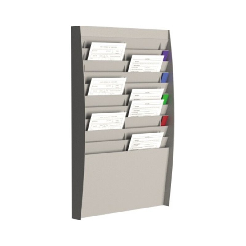 Paperflow Wand-Sortiertafel V 20F A4V2X10.02 DIN A4 grau