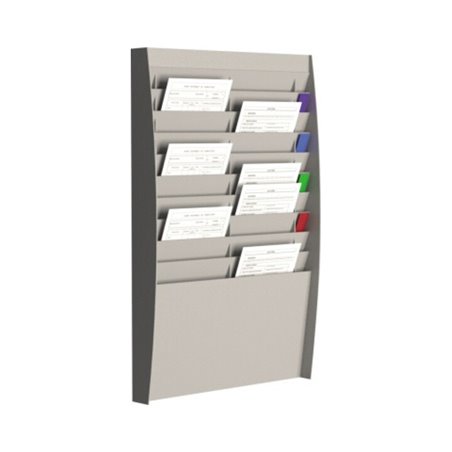 Paperflow Wand-Sortiertafel V 20F A4V2X10.02 DIN A4 grau