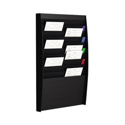 Paperflow Wand-Sortiertafel V 20F A4V2X10.01 DIN A4 schwarz