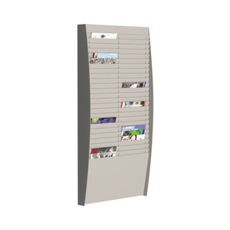 Paperflow Wand-Sortiertafel V 50F A4V2X25.02 DIN A4 grau