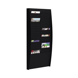 Paperflow Wand-Sortiertafel V 50F A4V2X25.01 DIN A4 schwarz