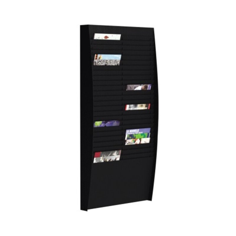 Paperflow Wand-Sortiertafel V 50F A4V2X25.01 DIN A4 schwarz