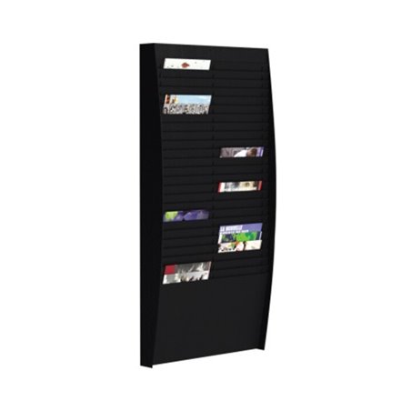 Paperflow Wand-Sortiertafel V 50F A4V2X25.01 DIN A4 schwarz