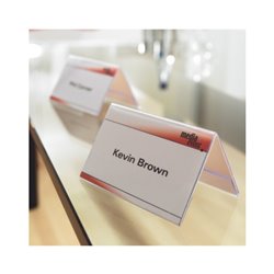 Sigel Tischaufsteller TA138 Dachform 95x42mm gk 10 St./Pack.