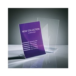 Sigel Tischaufsteller TA160 DIN A4 klappbar glasklar 2 St./Pack.