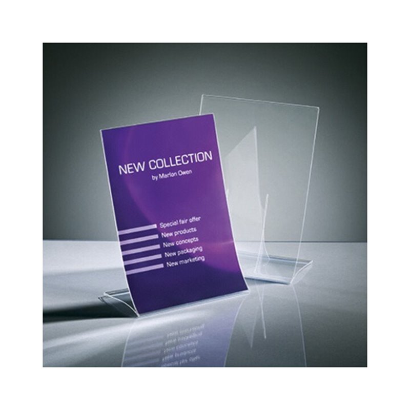 Sigel Tischaufsteller TA160 DIN A4 klappbar glasklar 2 St./Pack.