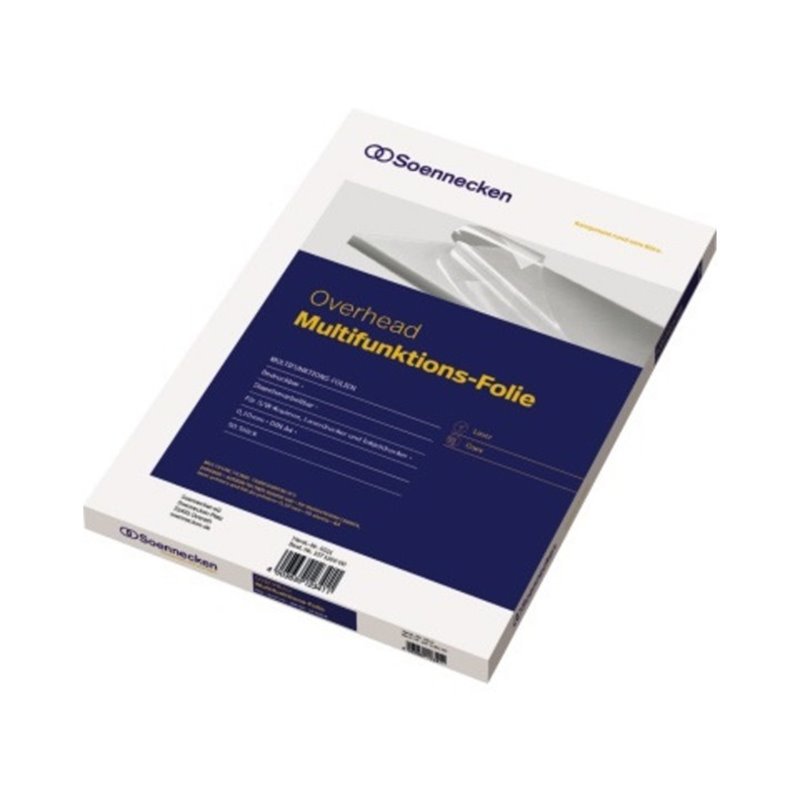 Soennecken Multifunktions Folie 5511 DIN A4 0,10mm 50 St./Pack.