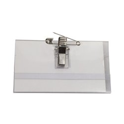 Soennecken Namensschild 5519 40x75mm Hartfolie tr 25 St./Pack.