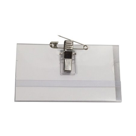 Soennecken Namensschild 5519 40x75mm Hartfolie tr 25 St./Pack.