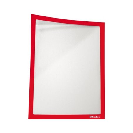 Ultradex Infotasche 889005 magnetisch DIN A4 rot 5 St./Pack