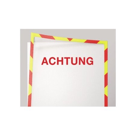 Ultradex Infotasche Warnung 889052 rot/gelb 5 St.Pack.