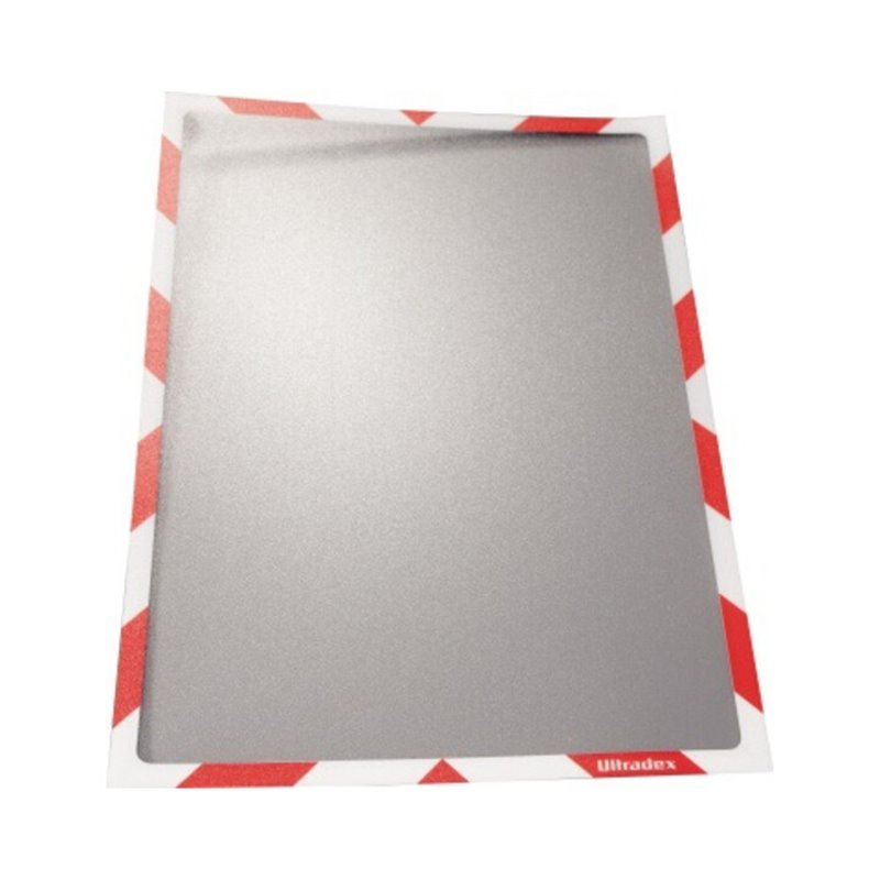 Ultradex Infotasche Warnung 889058 weiß/rot 5 St./Pack.