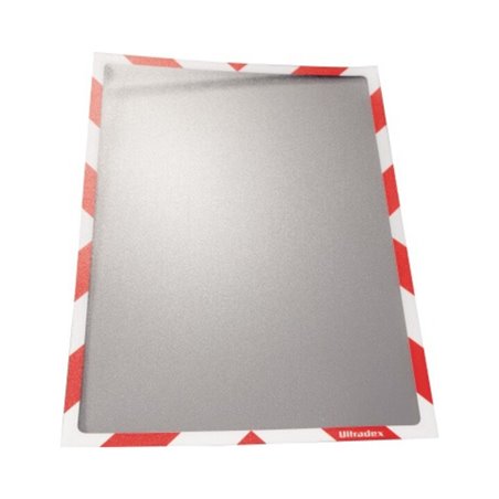 Ultradex Infotasche Warnung 889058 weiß/rot 5 St./Pack.