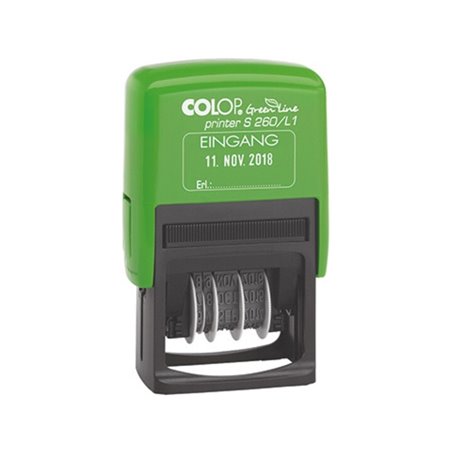 COLOP Datumsstempel Printer S260 L1 Green Line Eingang 127787
