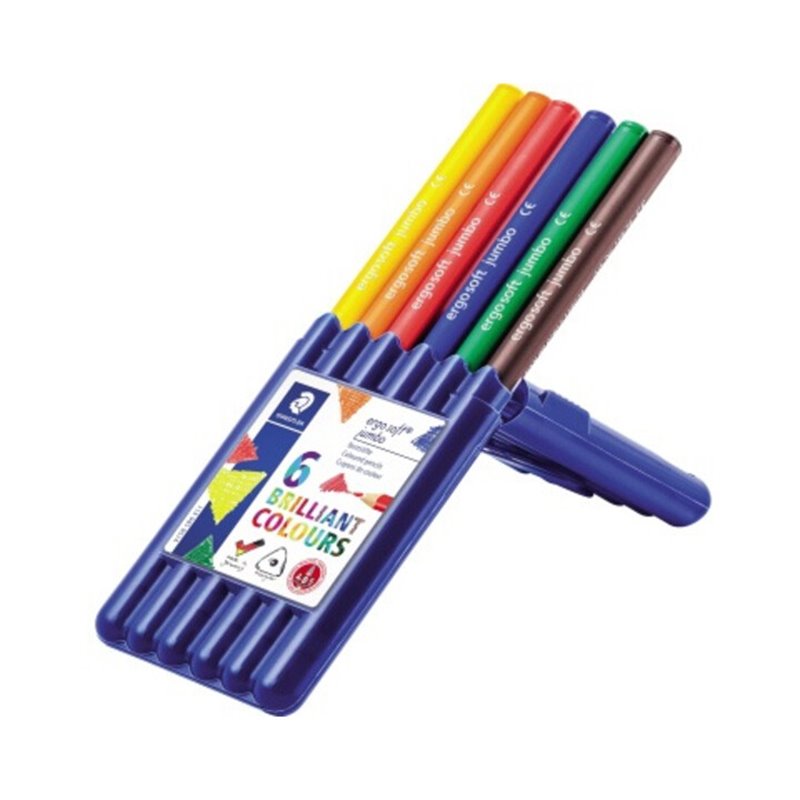 STAEDTLER Farbstift ergo soft Jumbo 158 SB6 sortiert 6 St./Pack.