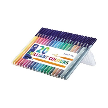 STAEDTLER Fasermaler triplus color 323 SB20 sortiert 20 St./Pack.