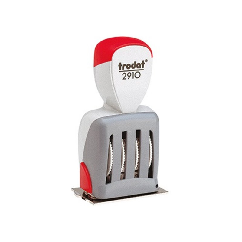 trodat Datumstempel Classic 73359 6x3,5x10,2cm l.gr/rt