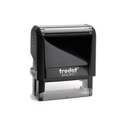 trodat Textstempel PRINTY 4.0 44085 47x18mm 5zeilig Kissen schwarz