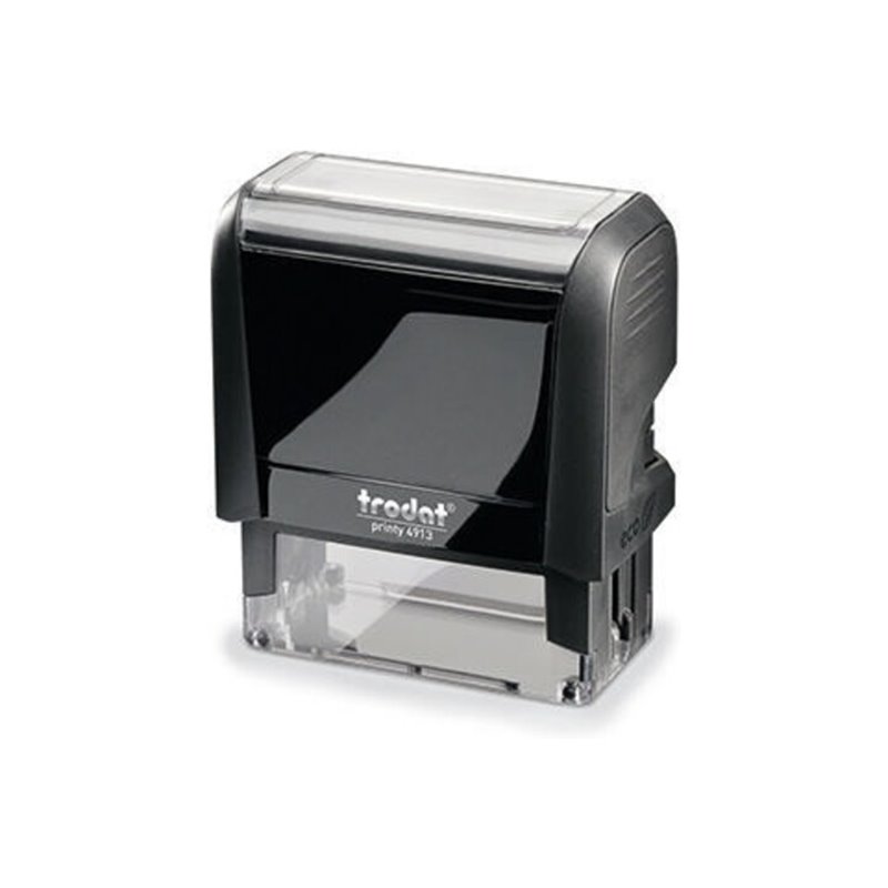 trodat Textstempel PRINTY 4.0 44086 58x22mm 6zeilig Kissen schwarz