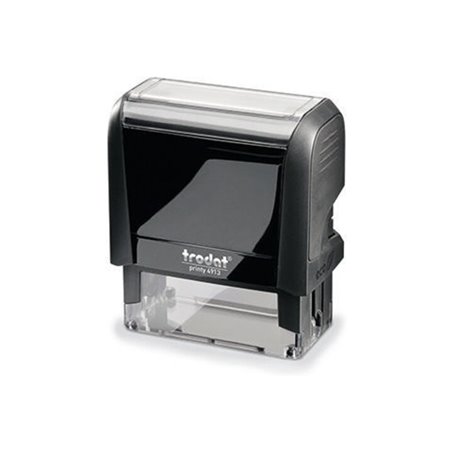 trodat Textstempel PRINTY 4.0 44086 58x22mm 6zeilig Kissen schwarz