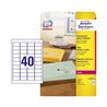 Avery Zweckform Adressetikett L4770-25 transparent 1000 St./Pack.
